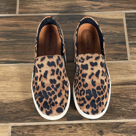 BareTraps Yadier Womens Size 7 Shoes Leopard Print Casual Slip On Sneaker - Picture 11 of 12